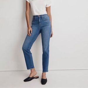 MADEWELL Stovepiped Jeans, Raw hem, 27" Tall fit